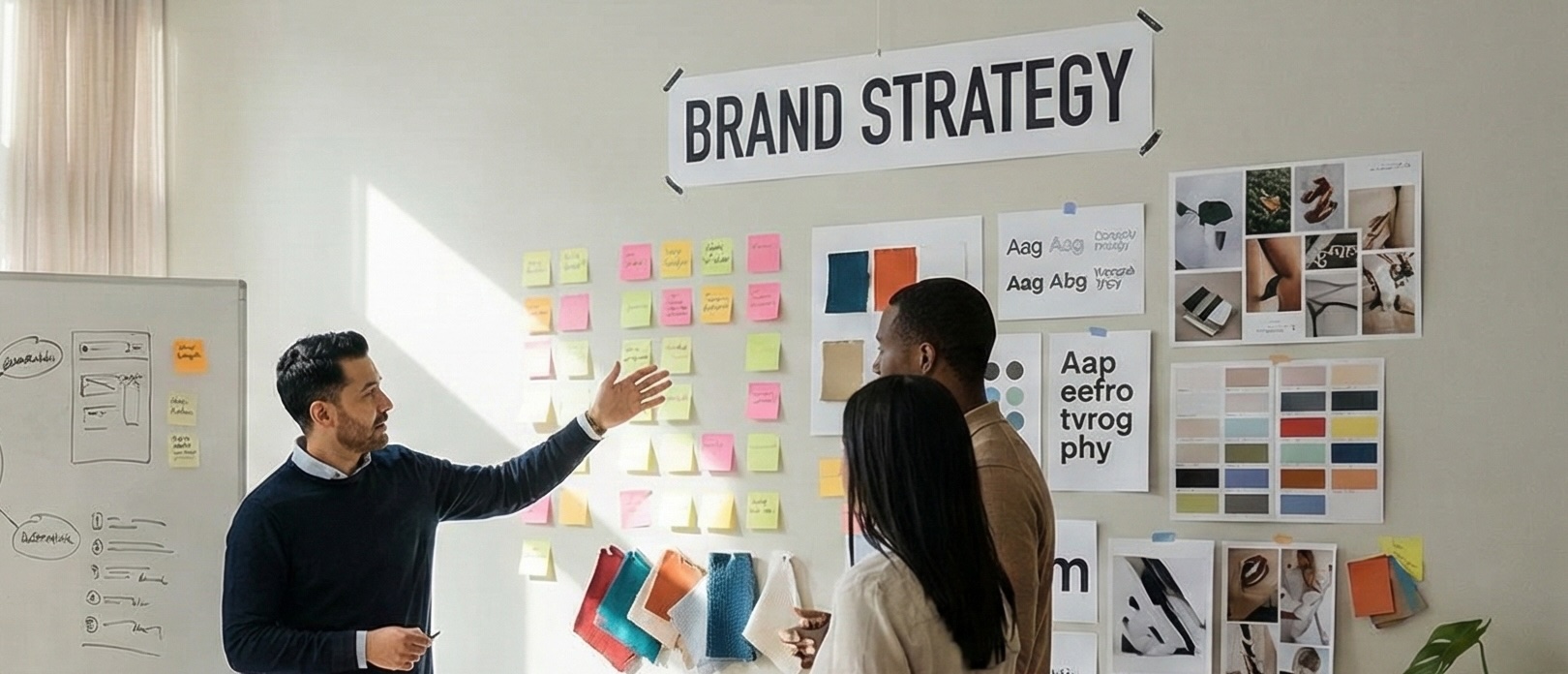 Tavoitteellinen brändin rakentaminen alkaa yrityksen arvojen, strategian ja visuaalisen ilmeen huolellisella suunnittelulla.